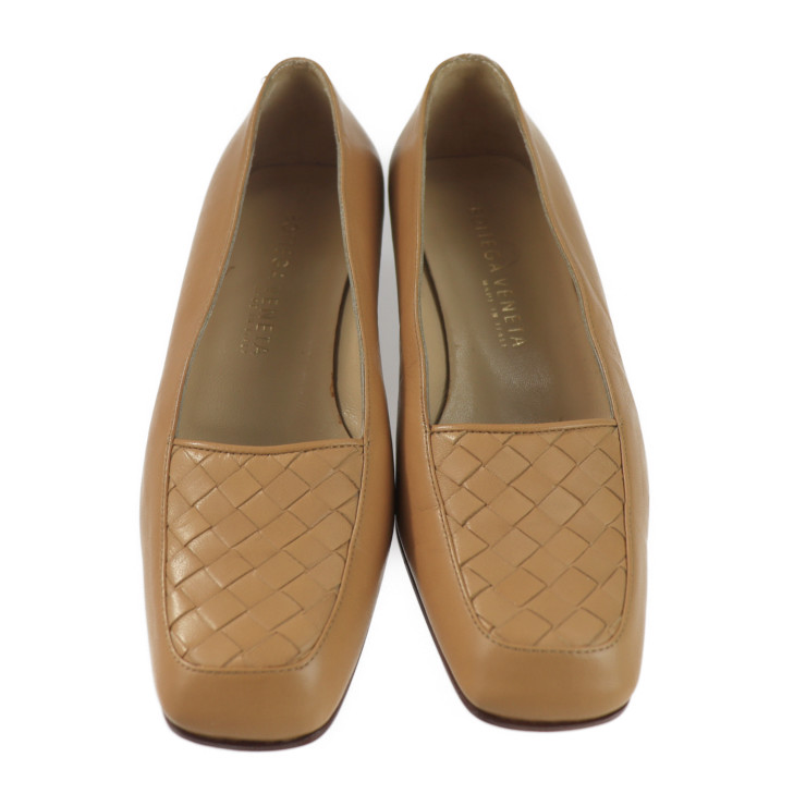 超美品 BOTTEGAVENETA ボッテガヴェネタ パンプス - イントレチャート  