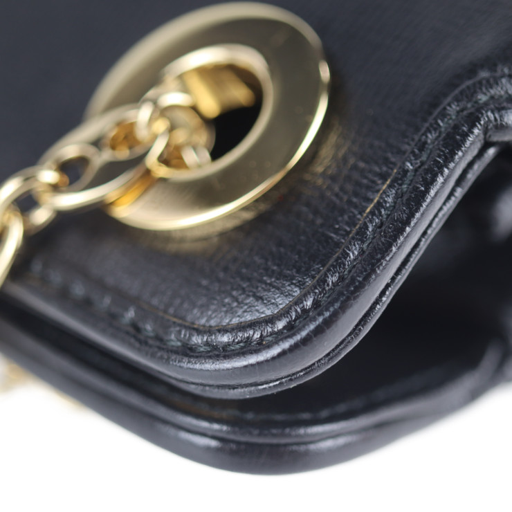 【関税&送料込】Gucci Black Leather Gucci Marina Chain Sanda GUCCI Women's Gucci Marina chain sandal | REVERSIBLE