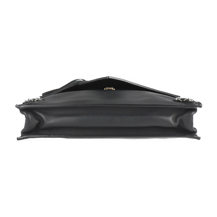 【送料&関税込】Balenciaga Clutch BALENCIAGA clutch bag logo zip canvas leather color White