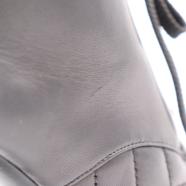 CHANEL boots G28710 Matrasse COCO Mark Short Boots Quilted Chunky