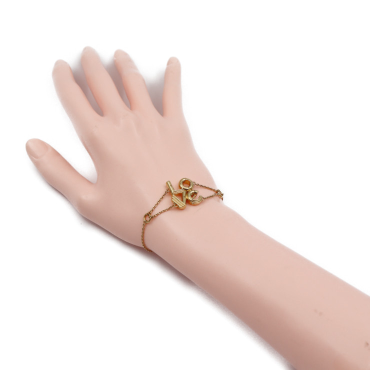LOUIS VUITTON bracelet M62844 LV&ME LOVE Vuitton metal gold | eBay