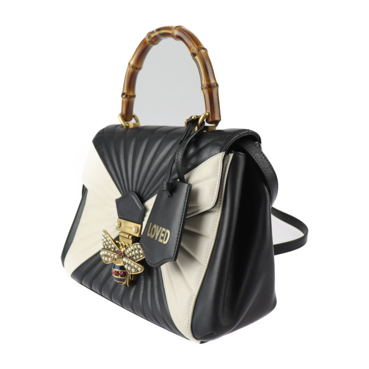 GUCCI Handbag 476531 queen margaret top handle Bamboo 2WAY