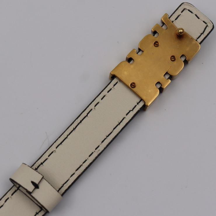 Christian Dior belt D-FENCE Defense logo narrow belt leather
