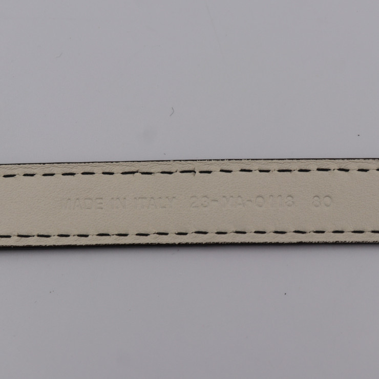 Christian Dior belt D-FENCE Defense logo narrow belt leather