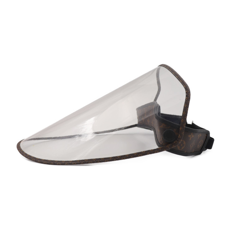 AUTHENTICITY GUARANTEED LOUIS VUITTON  Monogram Viger LV Shield hat face LOUIS VUITTON ANTI-UV PHPTPCHROMATIC LV FACE SHIELD VISOR  main image 4