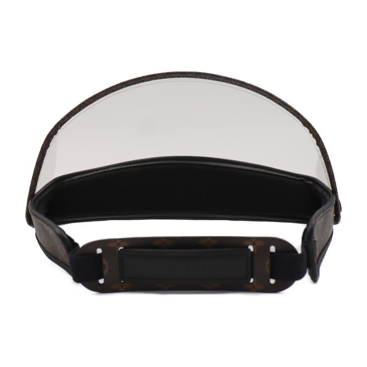 AUTHENTICITY GUARANTEED LOUIS VUITTON  Monogram Viger LV Shield hat face LOUIS VUITTON ANTI-UV PHPTPCHROMATIC LV FACE SHIELD VISOR  main image 3