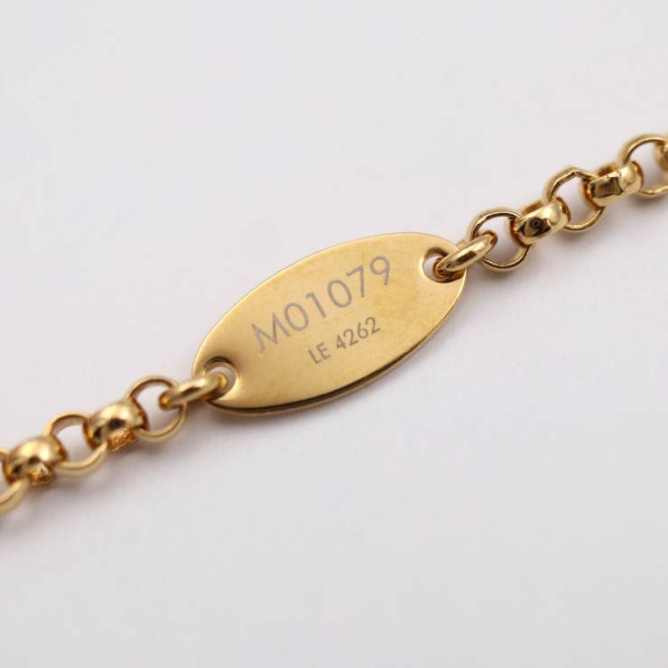 LOUIS VUITTON Necklace M01079 LV x YK Collier LV Iconic Infinity Dot  Kusama...