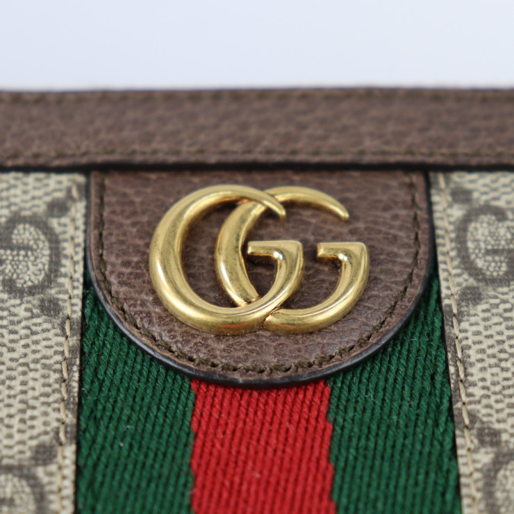 GUCCI purse 604149 Ofidia GG Supreme Shelly Line Zip Around