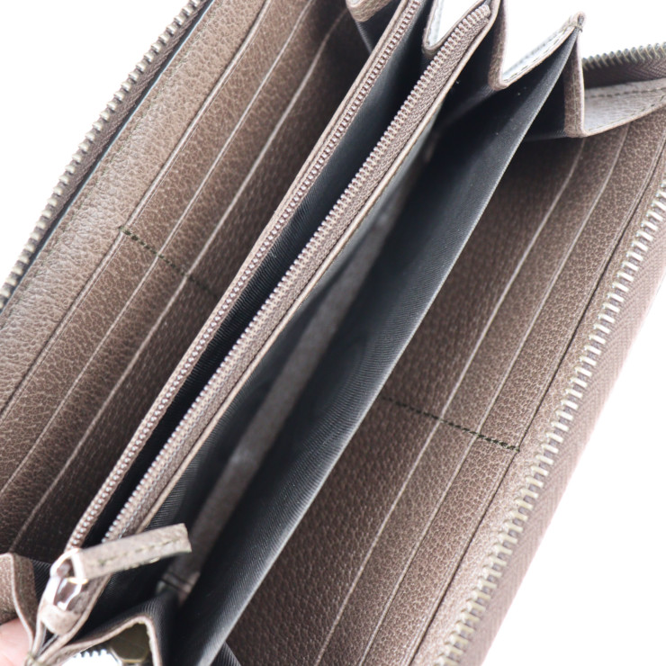 グッチ オフディア シェリーライン GUCCI purse 604149 Ofidia GG Supreme Shelly Line Zip Around