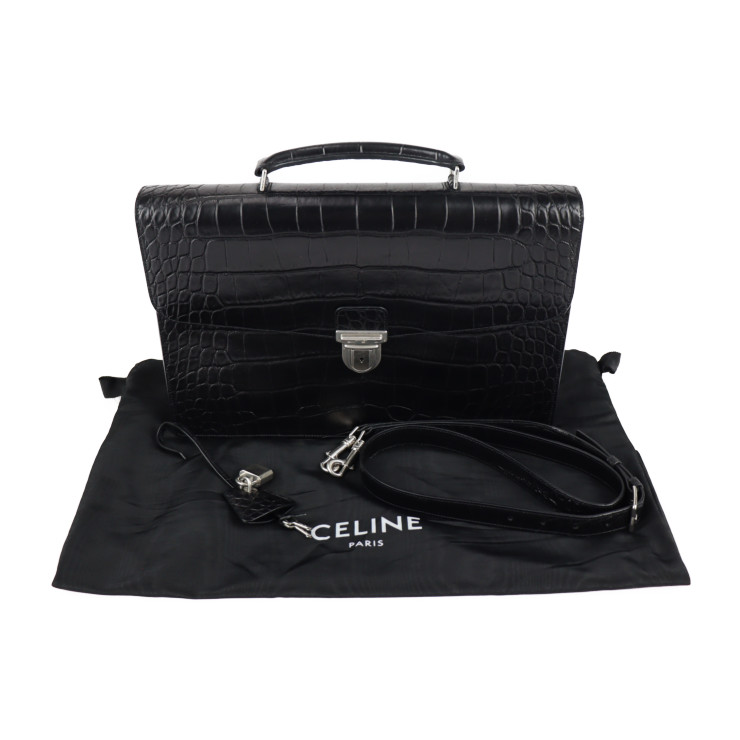 CELINE Business bag - Cartable 2WAY Briefcase Handbag Shoulder Bag