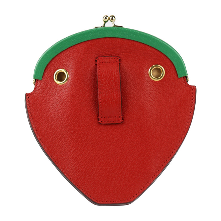 GUCCI Shoulder Bag 719725 Strawberry-shaped pochette Frutini