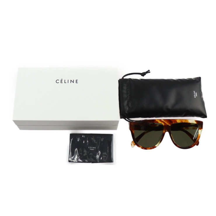 CELINE sunglasses CL40001F sunglasses Tortoise pattern  display picture 1