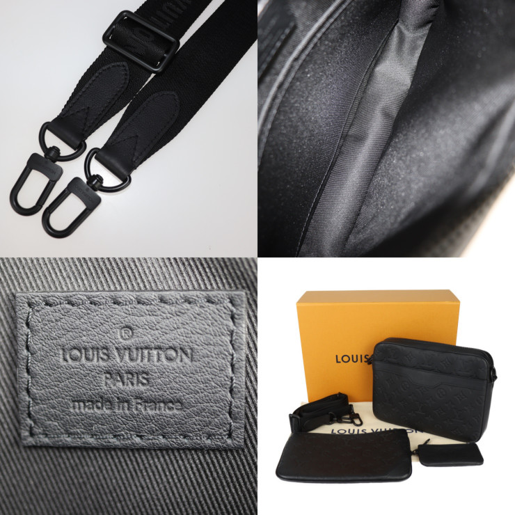 LOUIS VUITTON Shoulder Bag M46602 Trio Messenger Monogram shadow