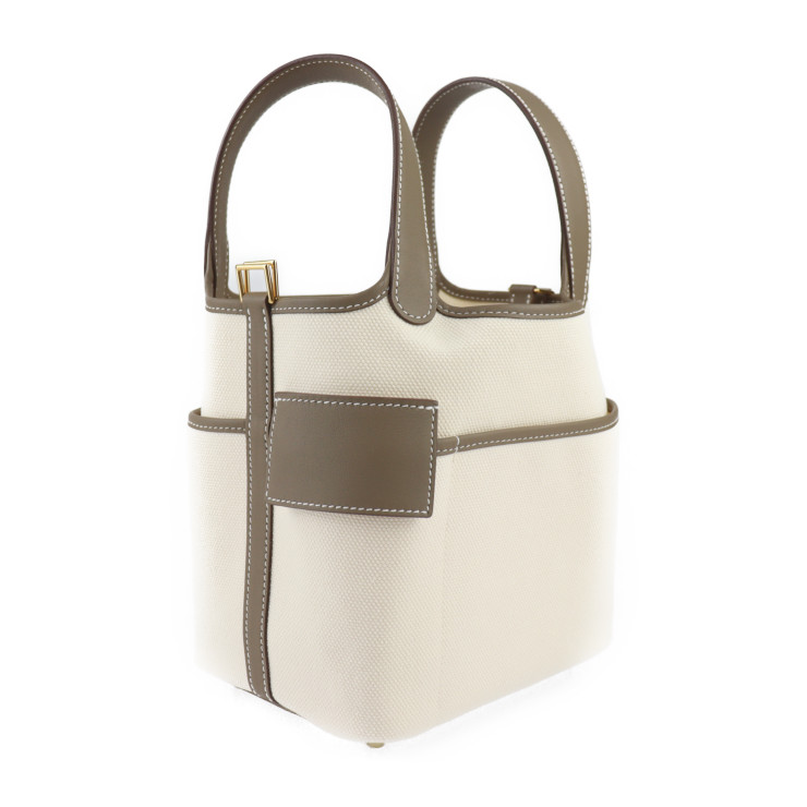 HERMES Handbag H083189CC Picotin Lock PM Cargo Pocket Tote Bag W