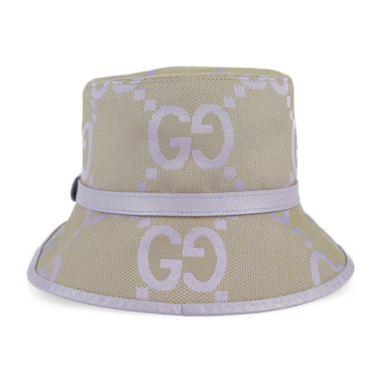 GUCCI GGモノグラム バケットハット　M GUCCI hat 730336 Bucket hat Jumbo GG hat SizeM canvas