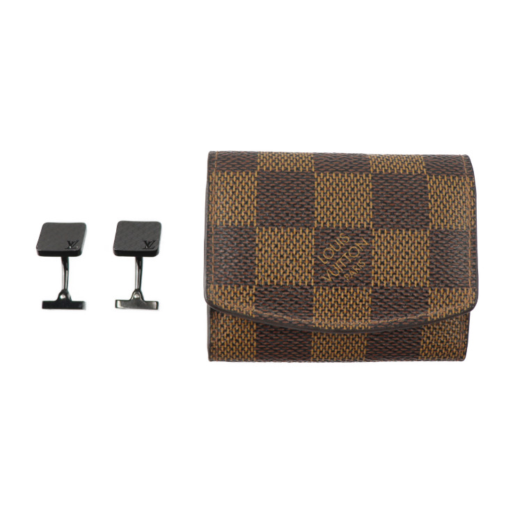 LOUIS VUITTON cuffs M65044 Buton de Manchet Champs Elysees Damier
