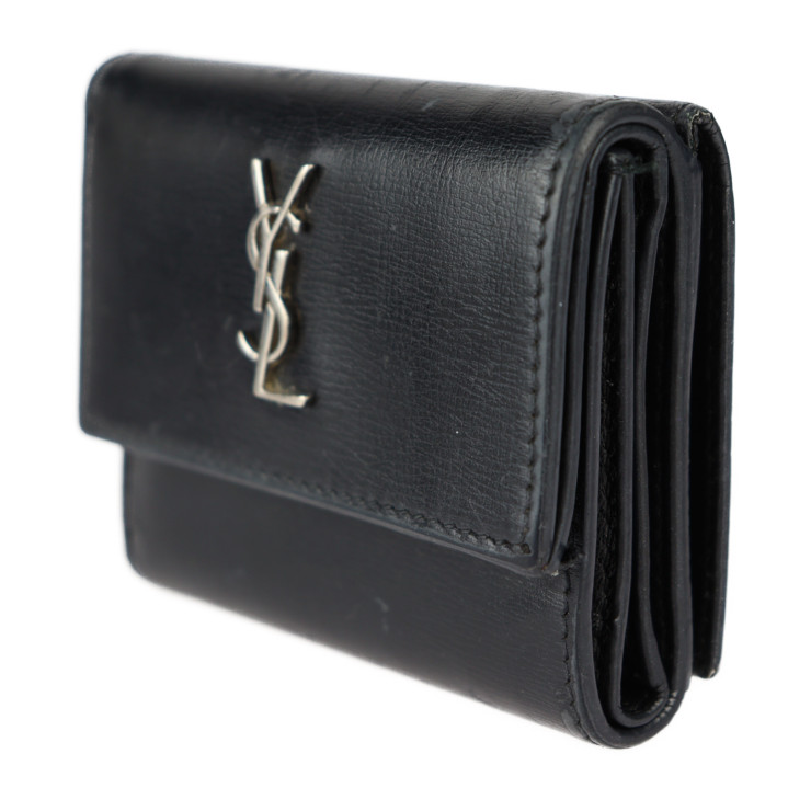 SAINT LAURENT★素敵！BANDANA-Print TRIFOLD Canvas Wallet 🆕️New Authentic SAINT LAURENT Paris BANDANA-Print TRIFOLD