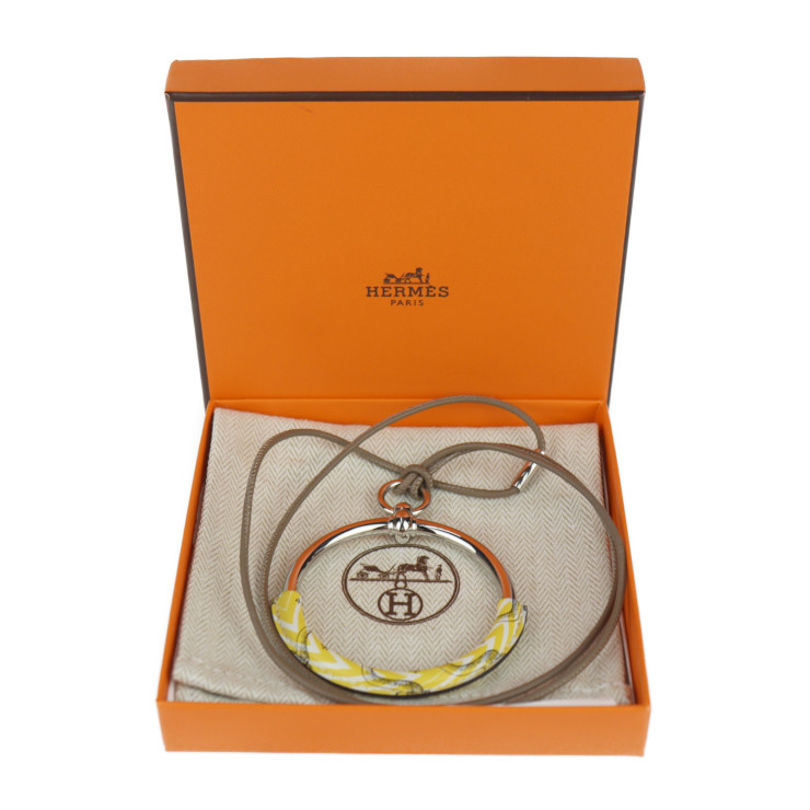 HERMES Necklace - loop necklace DELLA CAVALLERIA Pendant