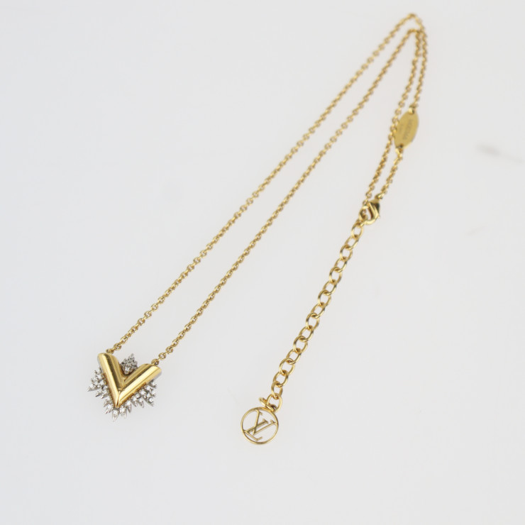 LOUIS VUITTON Necklace M00366 Corie Glory V Vuitton metal