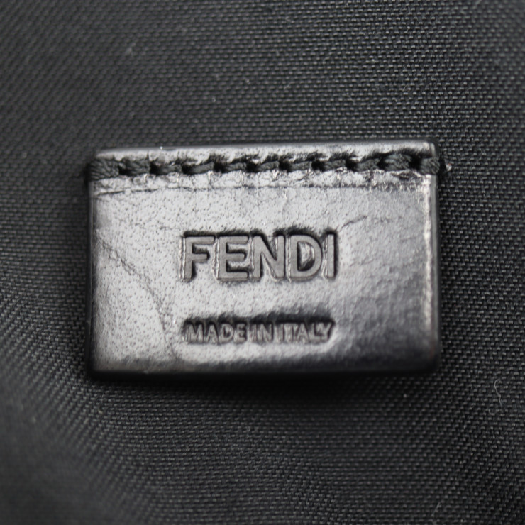 FENDI business bag 7N0078 Pouch Clutch bag with LOVE logo leather