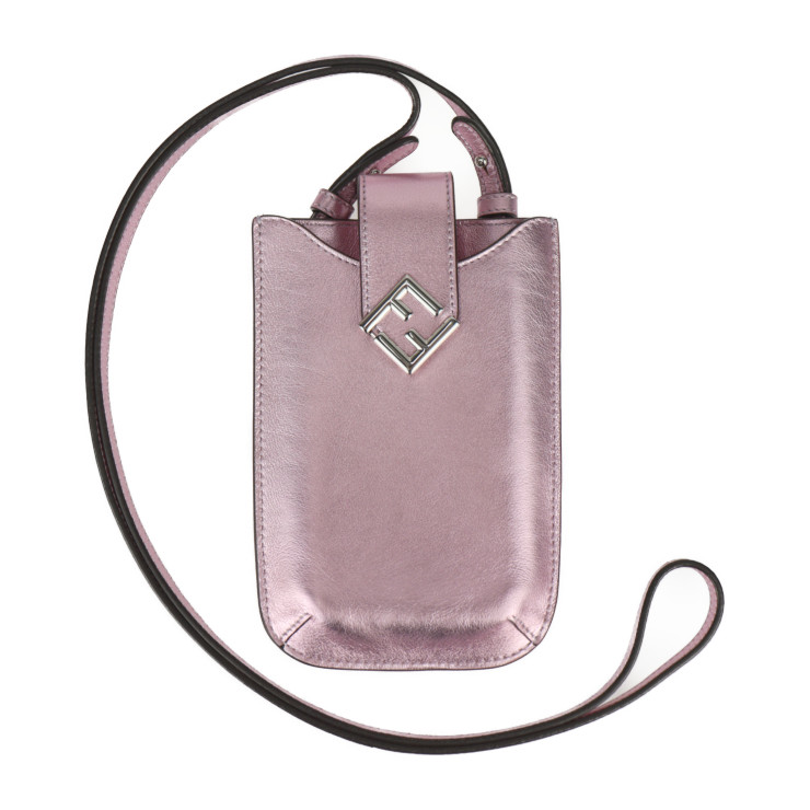 FENDI Shoulder Bag 7AS188 FF Diamond Phone Pouch Smartphone