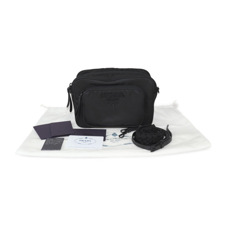 PRADA Shoulder Bag 1BH107 Cross body bag 2WAY Pouch Logo Nylon