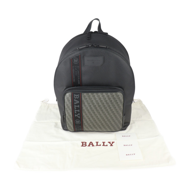 BALLY SARKIS.PBB OFF SHORE Backpack/Daypack 6235445 Leather Black Backpack Bally Backpacks for Men for sale - eBay main image 4