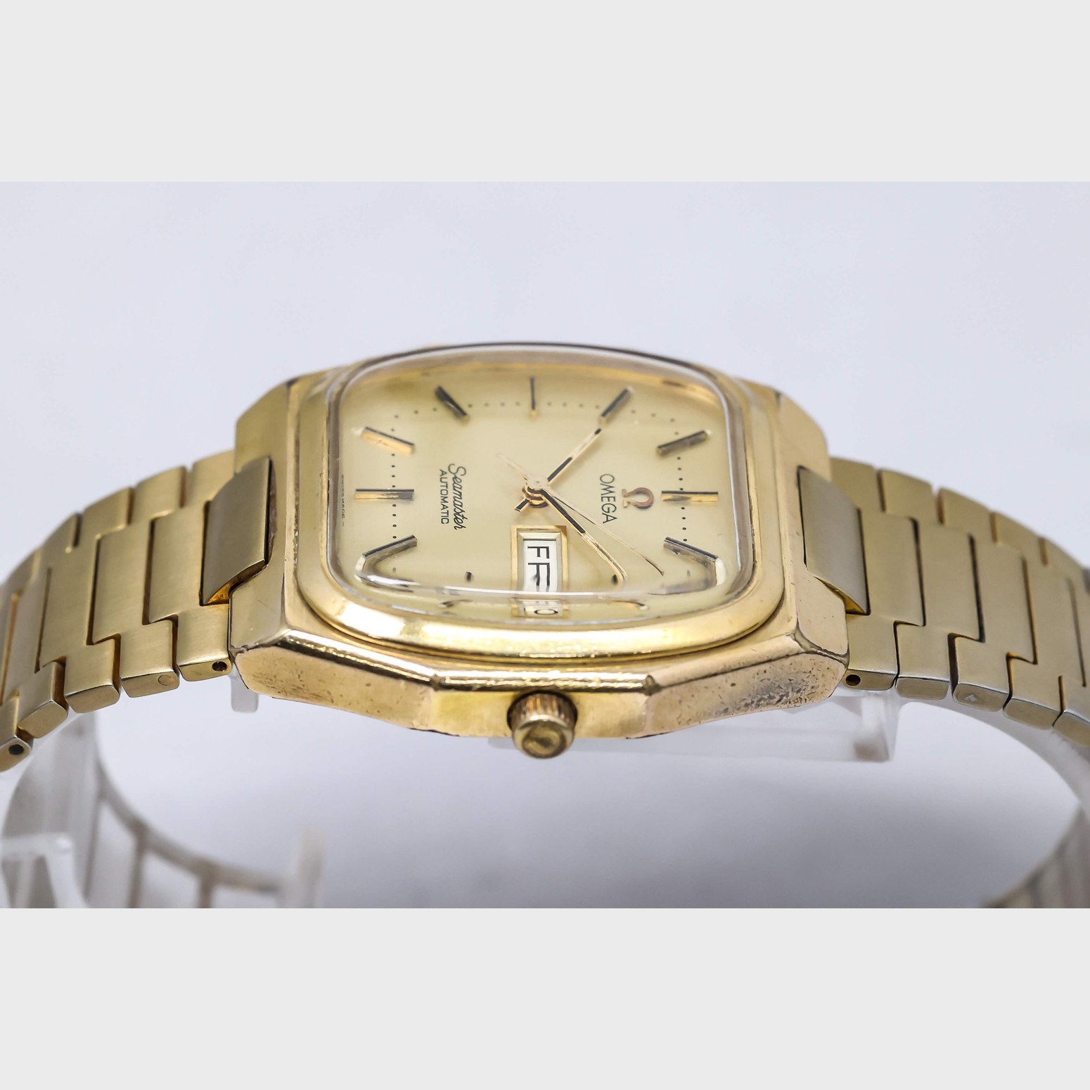 READ! *Vintage 1970s* OMEGA Seamaster Cal.1020 Automatic Day/Date