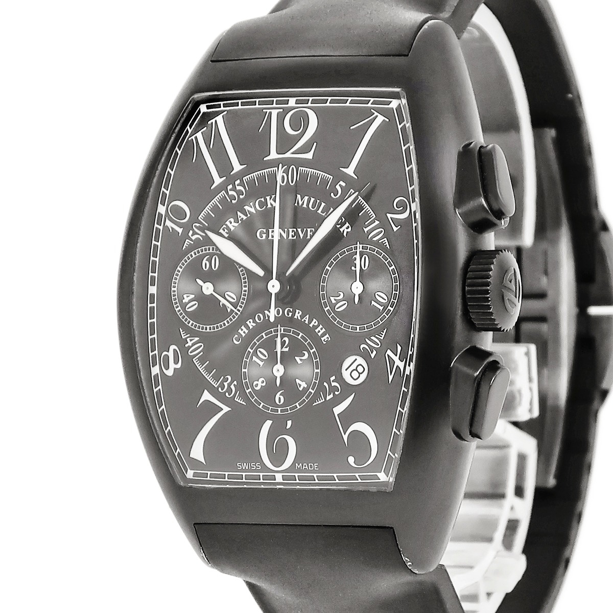 FRANCK MULLER Tono Curvex Chronograph 8880 CC AT NR Black PVD Date