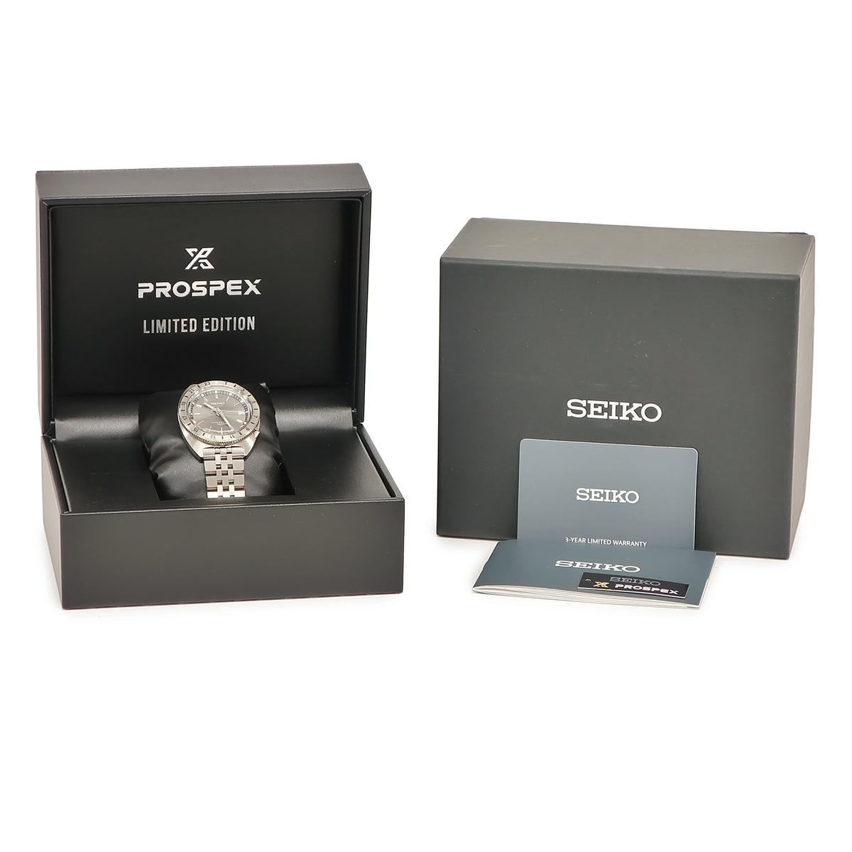 SEIKO Prospex Land Mechanical GMT SPB411JC 6R54-00A0 Gray Rotating 