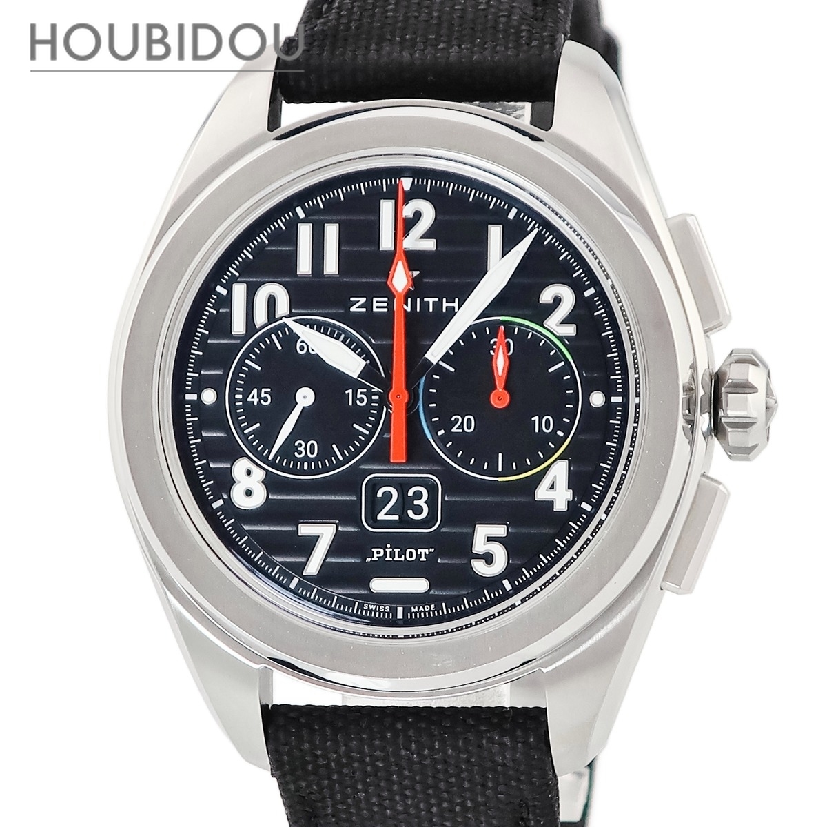ZENITH Pilot Big Date Flyback 03.4000.3652/21.I001 Black El