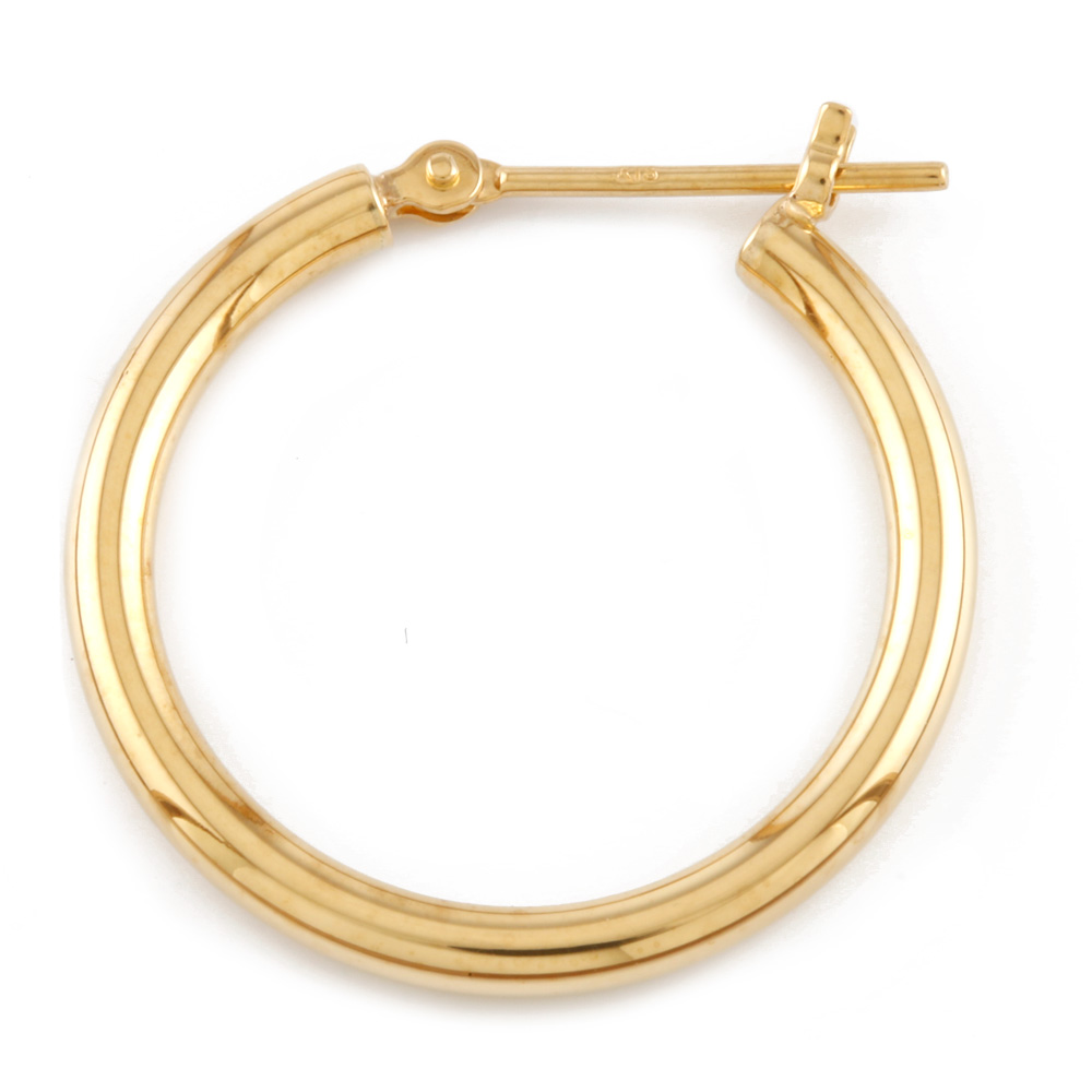 new earring K18 Gold Hoop pipe ring 2x20 | eBay new earring K18 Gold Hoop pipe ring 2x20 | eBay