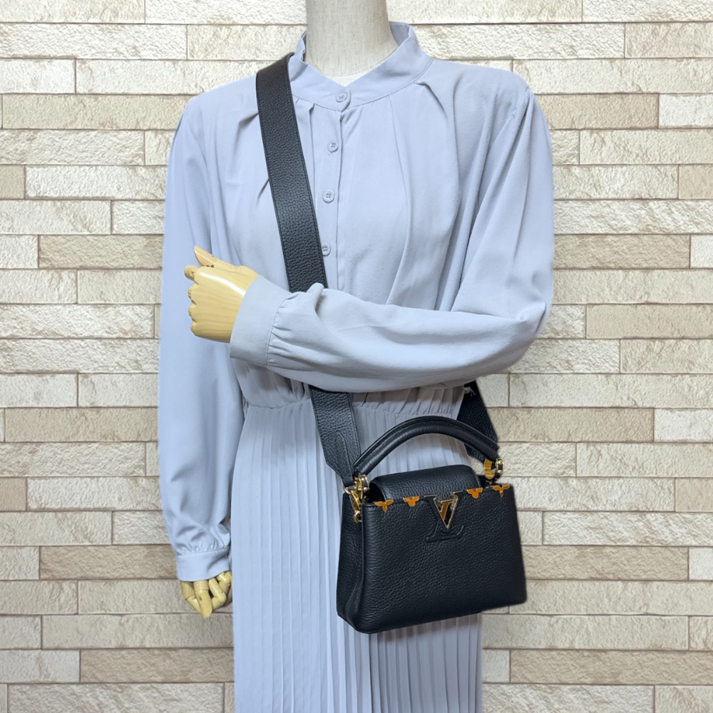 【リユース】LOUIS VUITTON 2WAYバッグ CAPUCINES M56669 LOUIS VUITTON Shoulder Bag Cross Body M56669 2way Capsine
