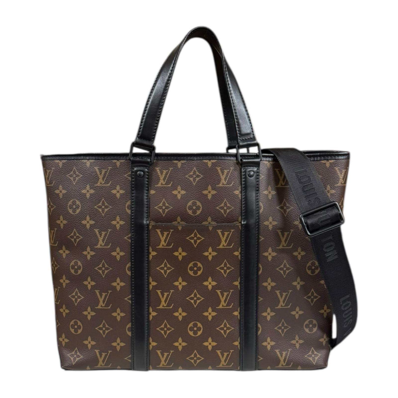 LOUIS VUITTON Shoulder Bag M45734 Monogram macacer 2way Weekend