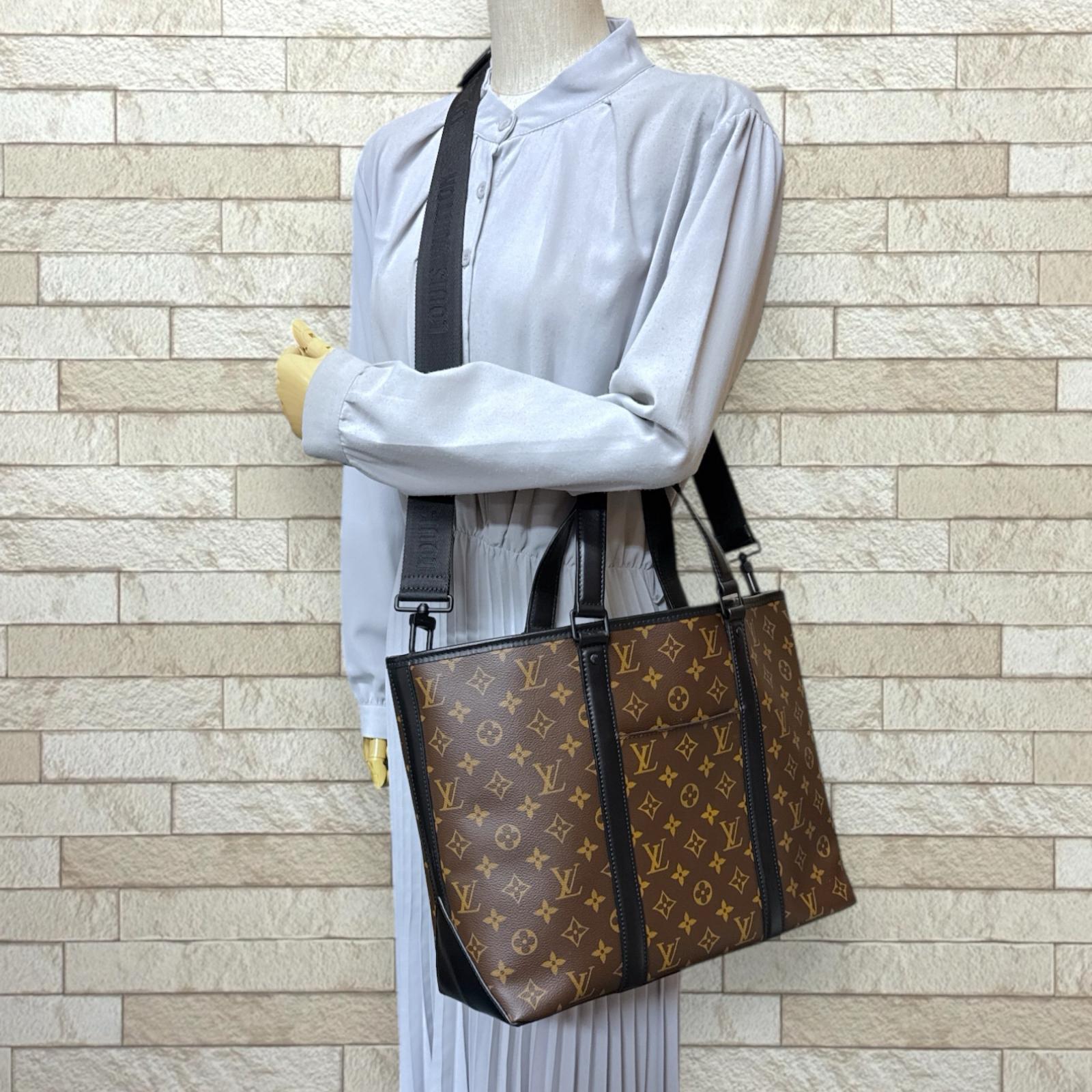 LOUIS VUITTON Shoulder Bag M45734 Monogram macacer 2way Weekend