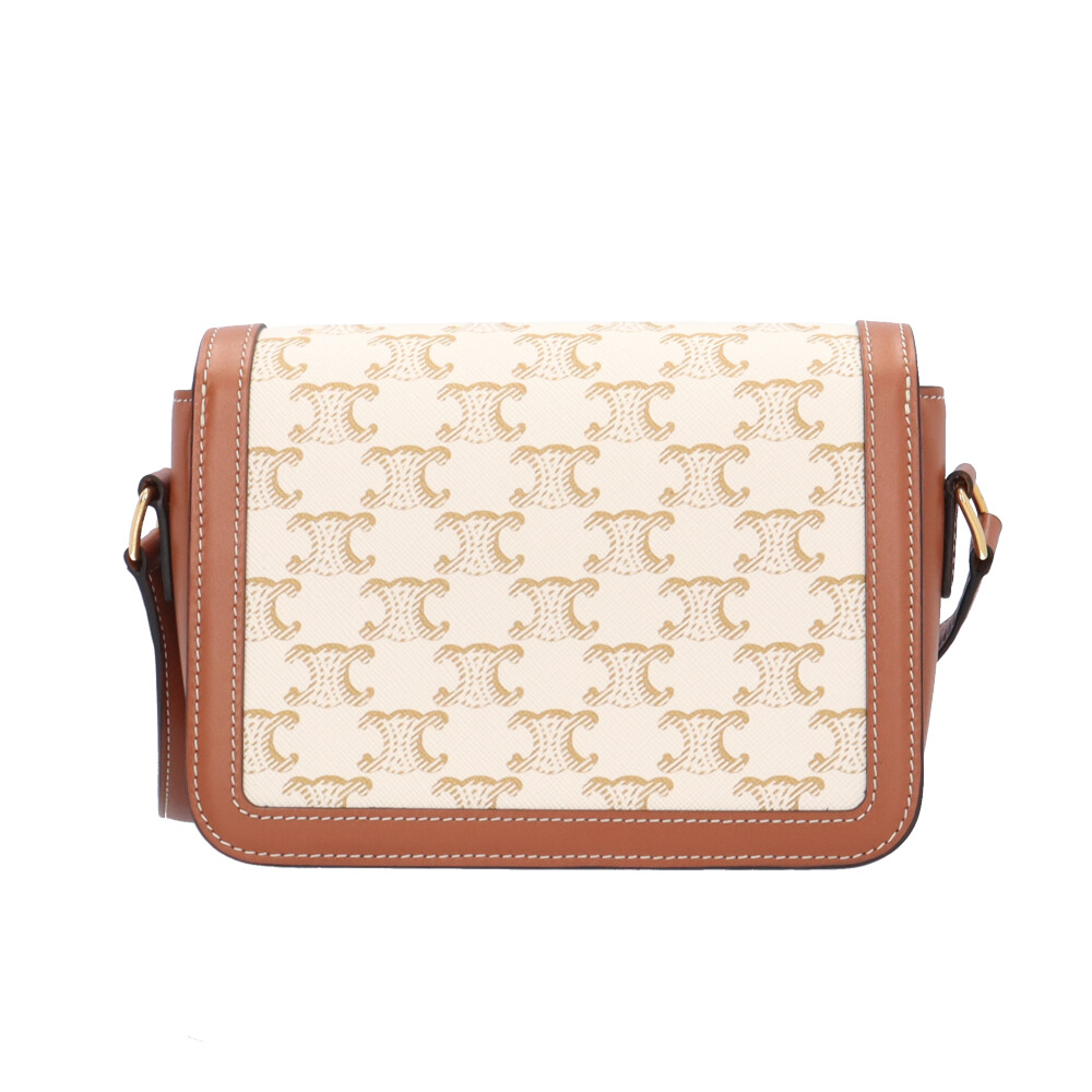 CELINE Shoulder Bag 188882BZ4.01BC Coated canvas leather
