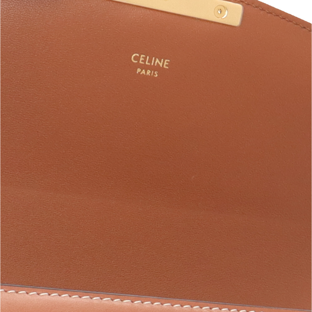 CELINE Shoulder Bag 188882BZ4.01BC Coated canvas leather