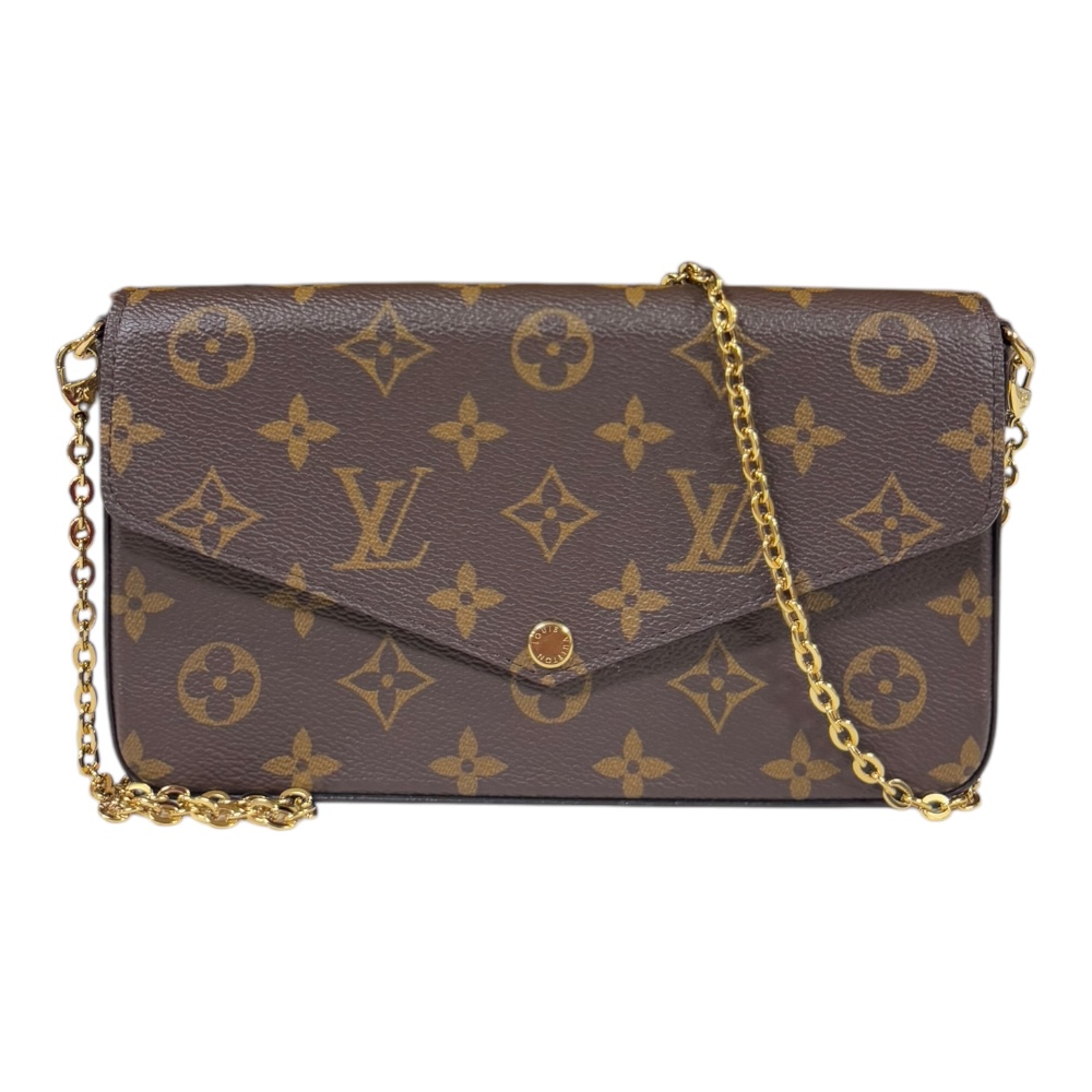 LOUIS VUITTON Shoulder Bag M81896 Monogram canvas Chain Pochette