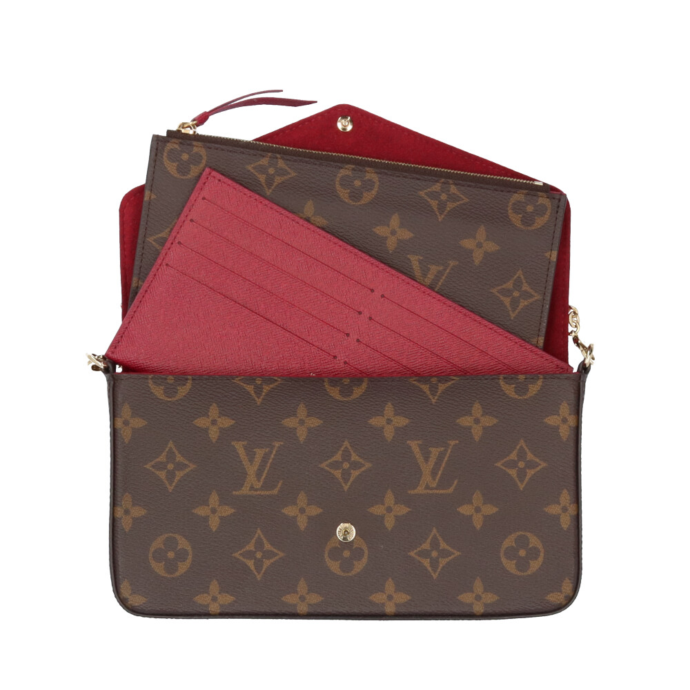 ＭＭ１８【Luis Vuitton】 LOUIS VUITTON Shoulder Bag M81896 Monogram canvas Chain Pochette