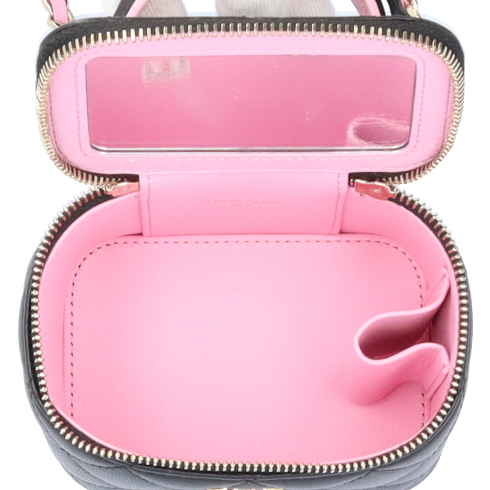 CHANEL Shoulder Bag Cross Body AP2198 lambskin Matrasse Small