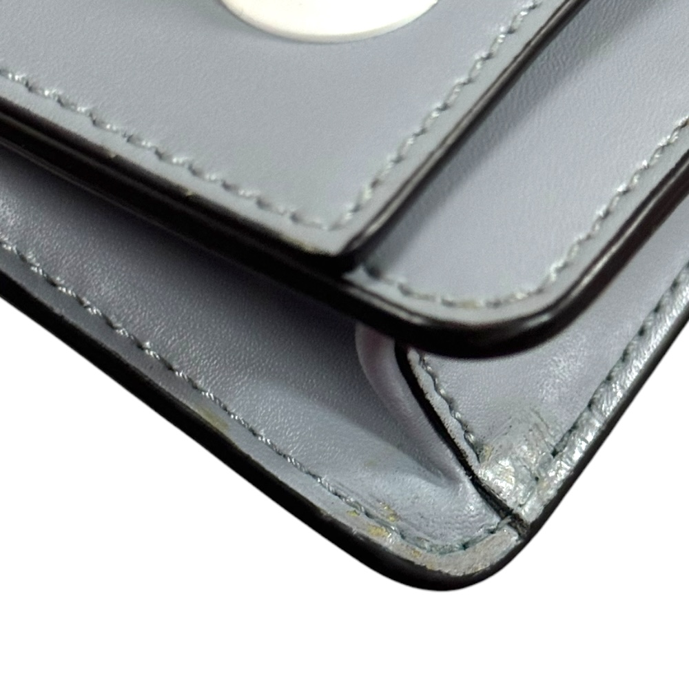 【DEINET】24FW STUD CROSS CHAIN WALLET (8COLORS) DEINET STUD CROSS CHAIN WALLET IN SILVER - DEINET