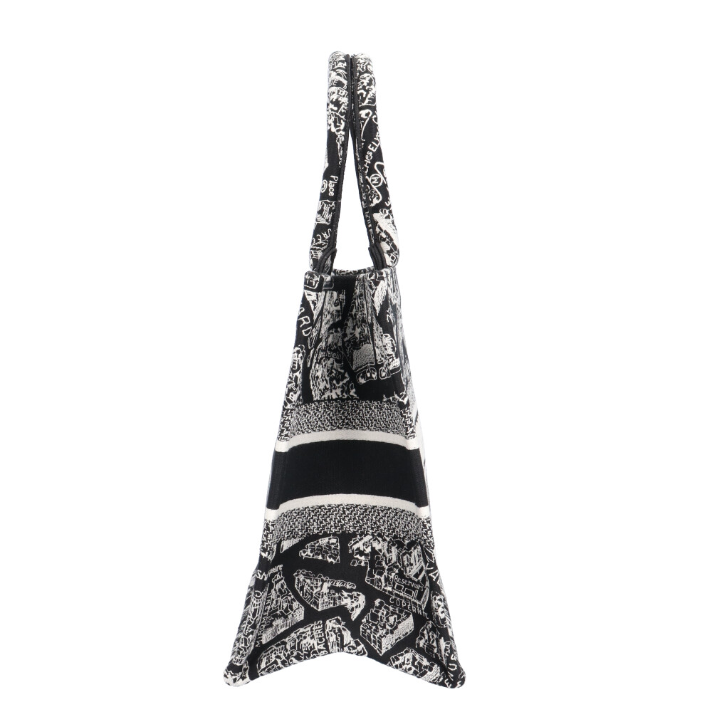 Dior Plan de Paris Tote Bag M1296ZOMP canvas Embroidery Book