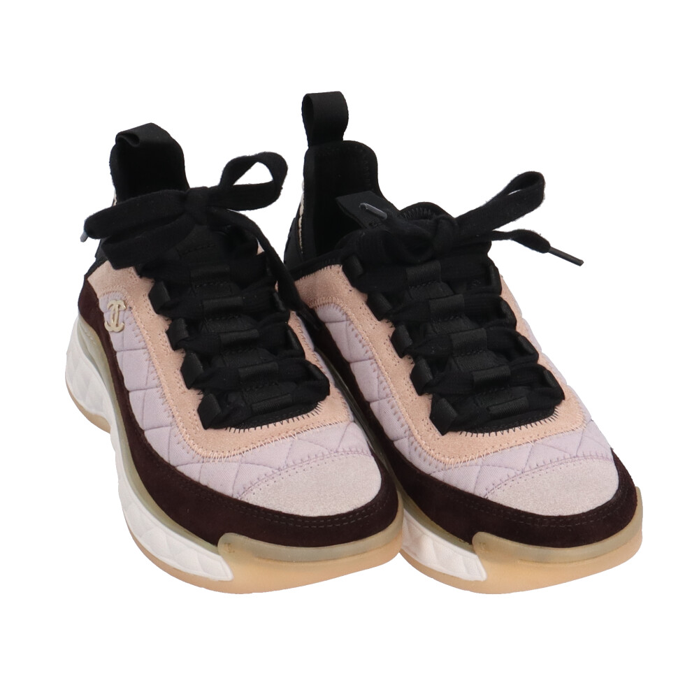 CHANEL sneakers G38501 Suede Matrasse used | eBay