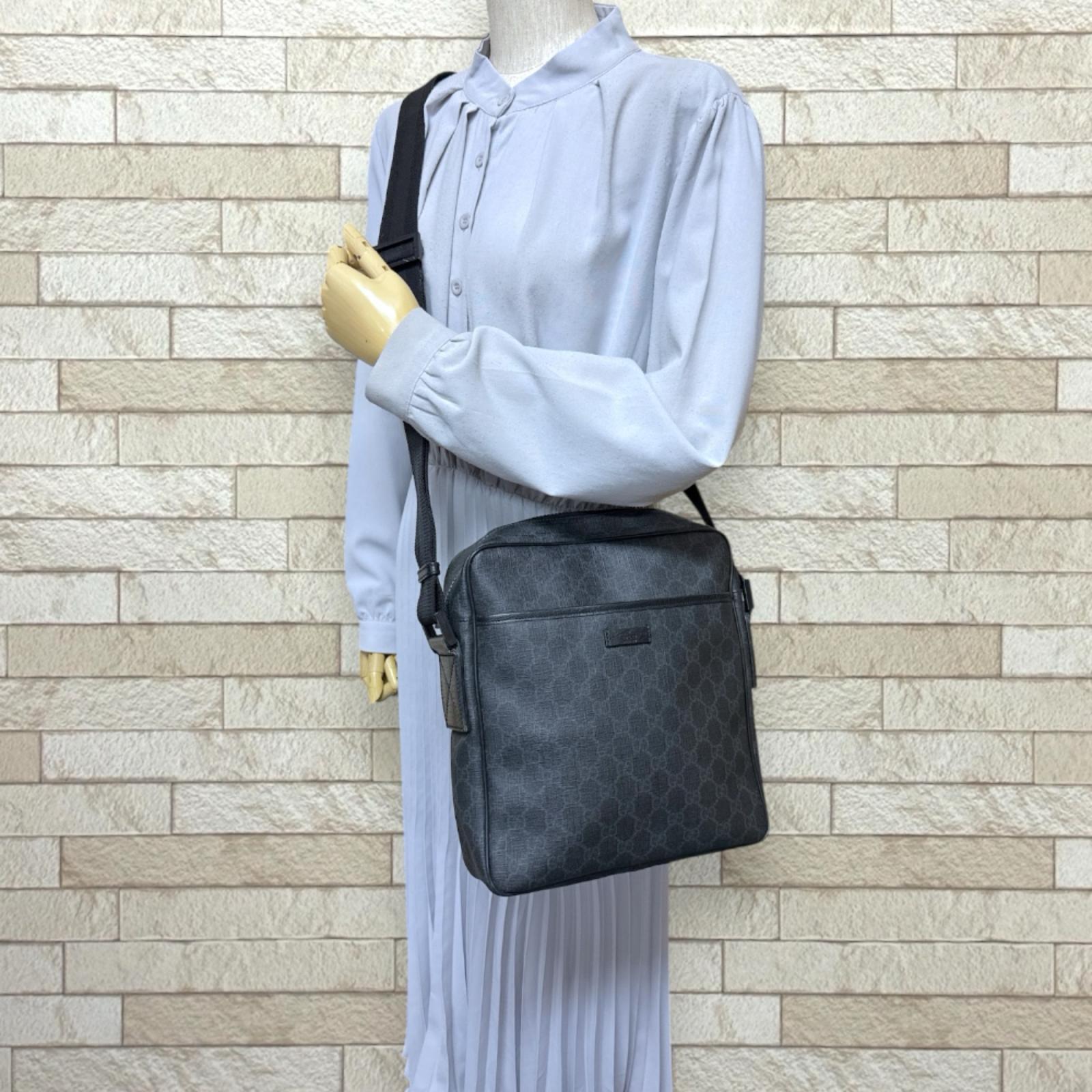 GUCCI Shoulder Bag Cross Body 162907 GG Supreme Canvas used | eBay