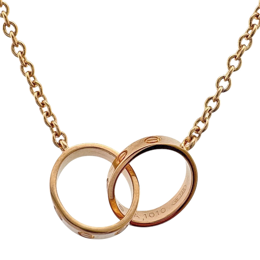 ❤️Cartier ❤️ サイズ57 K18ゴールド CARTIER Necklace K18 Pink Gold Baby love used | eBay