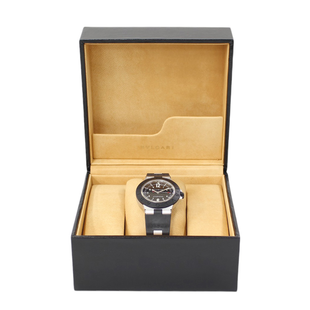 訳あり　ブルガリ BVLGARI ALUMINUM AL38TA BVLGARI WATCH AL38TA ALUMINUM DATE AT AUTOMATIC WINDING
