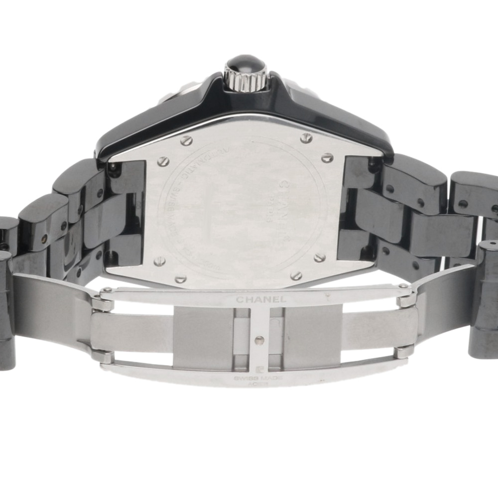CHANEL J12 Watches H1626 Stainless Steel ceramic 12P diamond used