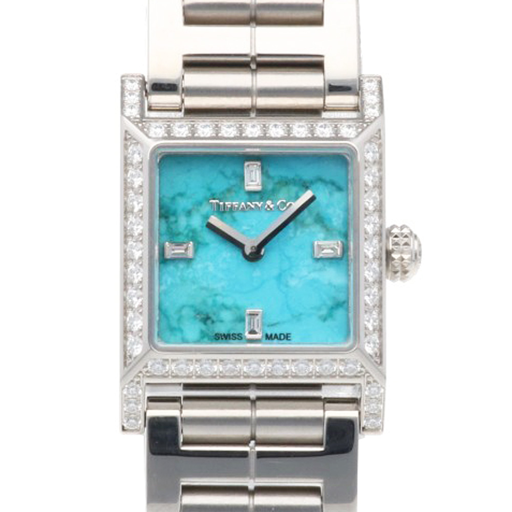 TIFFANY&Co. 1837 Makers Watches 1387 Stainless Steel Turquoise