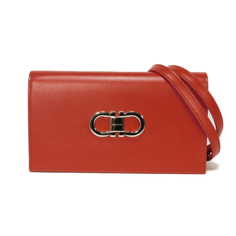 Salvatore Ferragamo Double Gancini Mini Chain Bag 218357 Shoulder