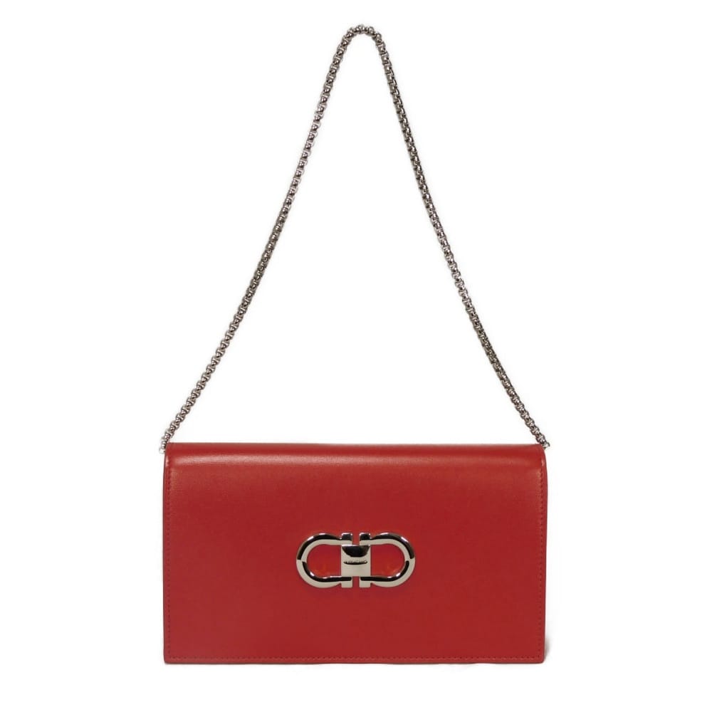 Salvatore Ferragamo Double Gancini Mini Chain Bag 218357 Shoulder